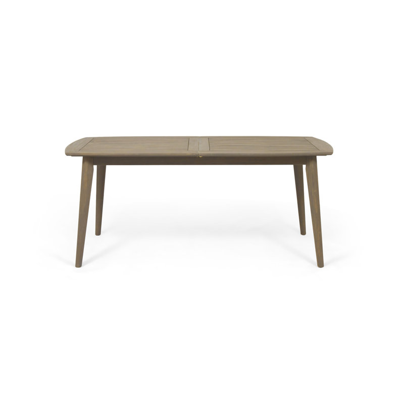 Outdoor Acacia Wood Expandable Dining Table （Only Include Table)