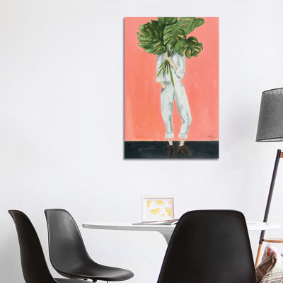 Monstera by Meredith Steele - Wrapped Canvas Print