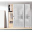 Portes coulissantes de placard à 12 carreaux Felicia 3312, rails robustes, moulures, garnitures, quincaillerie, bois massif, portes de placard de chambre à coucher - 72 po x 80 po (2 x 36 x 80)-49203397-49251896