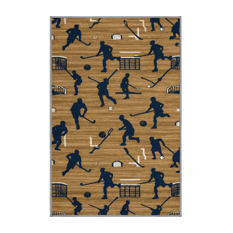 Tapis de hockey sur gazon lavable , Rectangulaire 2 pi x 3 pi