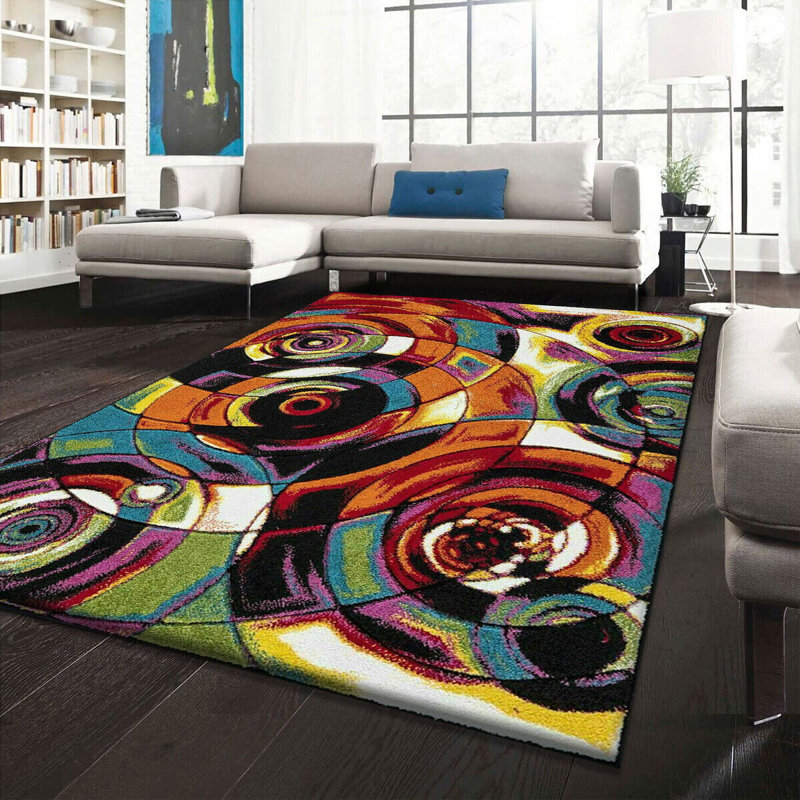 Alterizio Abstract Area Rug, Runner 60 x 220cm