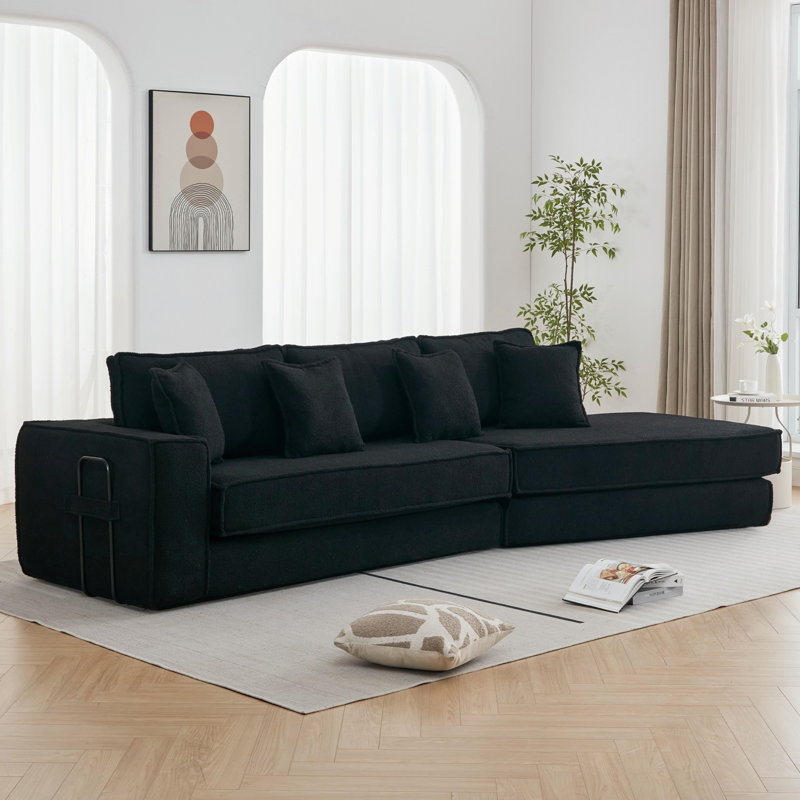 Boneless Versatile Sofa Bed, Black