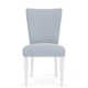 Lana Dining Set With Four Leg Table And Striped Side Chairs
