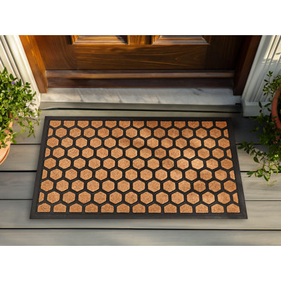 McLiverty Non-Slip Geometric Indoor Doormat
