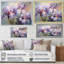 Rose, mauve, iris, impression romantique VI-321414307-321414314