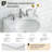 Rivers 18'' Single Bathroom Vanity with Marble Top-1105583595