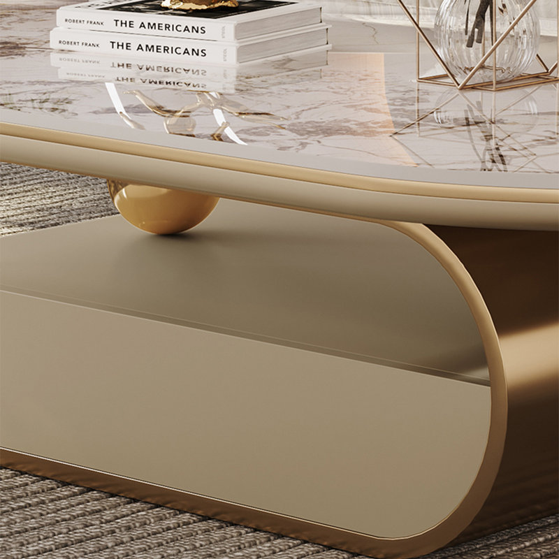 Loden, Multicolor Top/Gold Base, 18.9" H x 55.1" L x 27.6" W