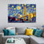 Impression sur toile Golden Gate Bridge Starry Night-47067393