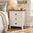 Brigman 18" W 3-Drawer Farmhouse Nightstand with Charging Station, Wood End Table for Bedroom(Set of 2)-2111032388-2111032386