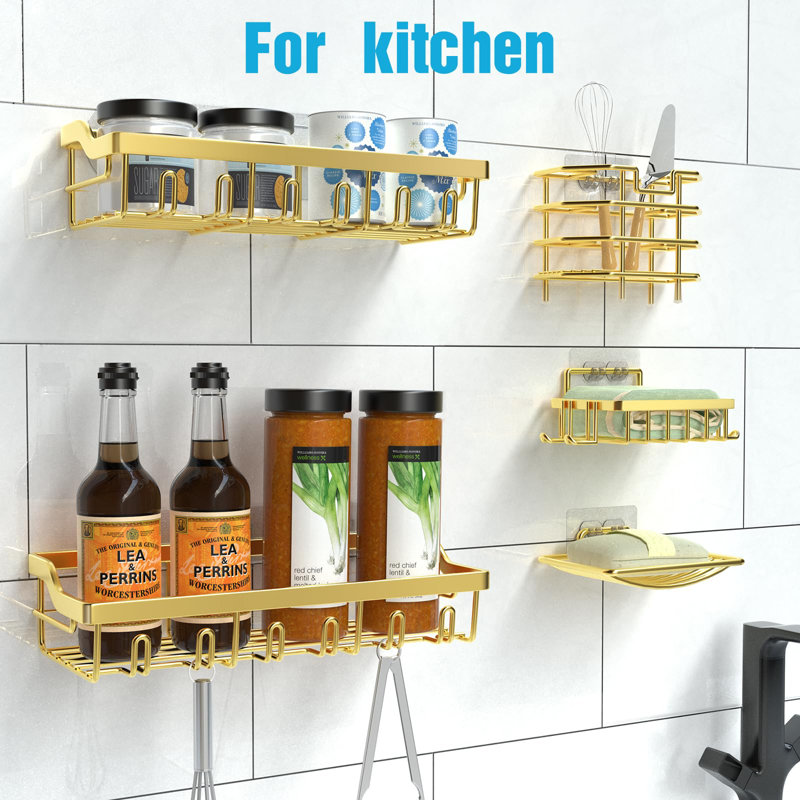 Neige Adhesive Stainless Steel Shower Caddy