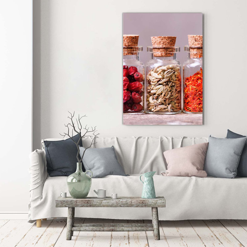 Colorful Spices 1 Piece Wrapped Canvas Wall Art