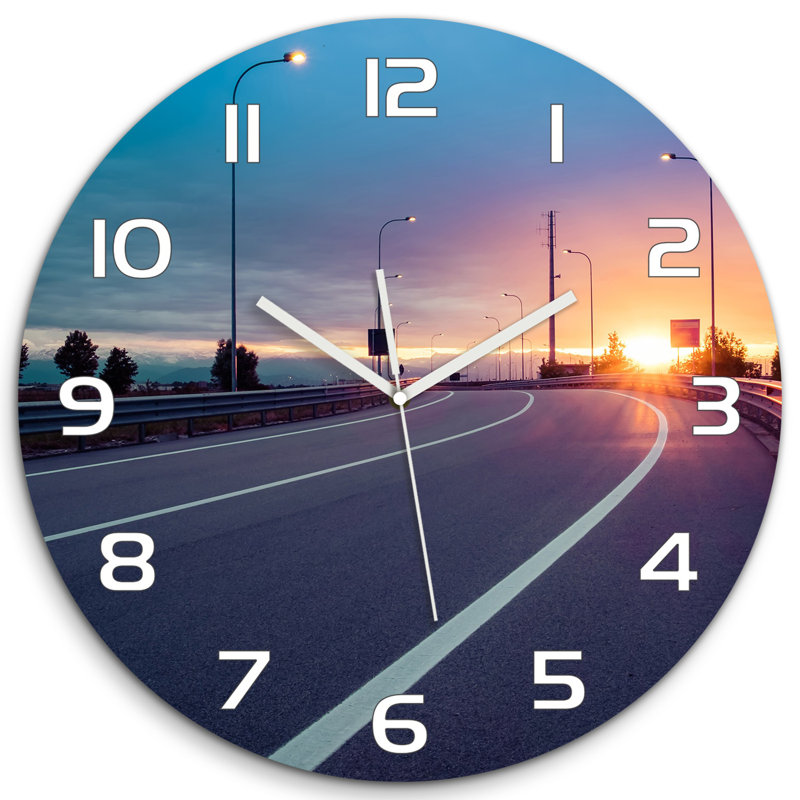 Jua Glass Wall Clock