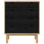 Solid Wood 4 - Drawer Rectangle Accent Chest