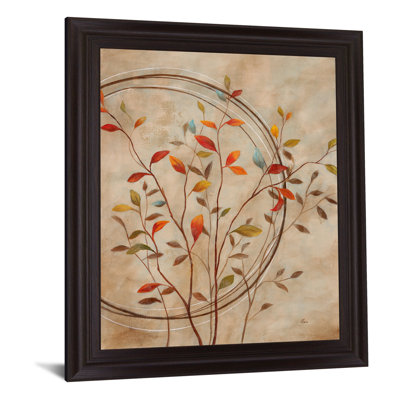 Autumn Elegance Wall Art - 28" x 34" - Dark Chocolate Frame