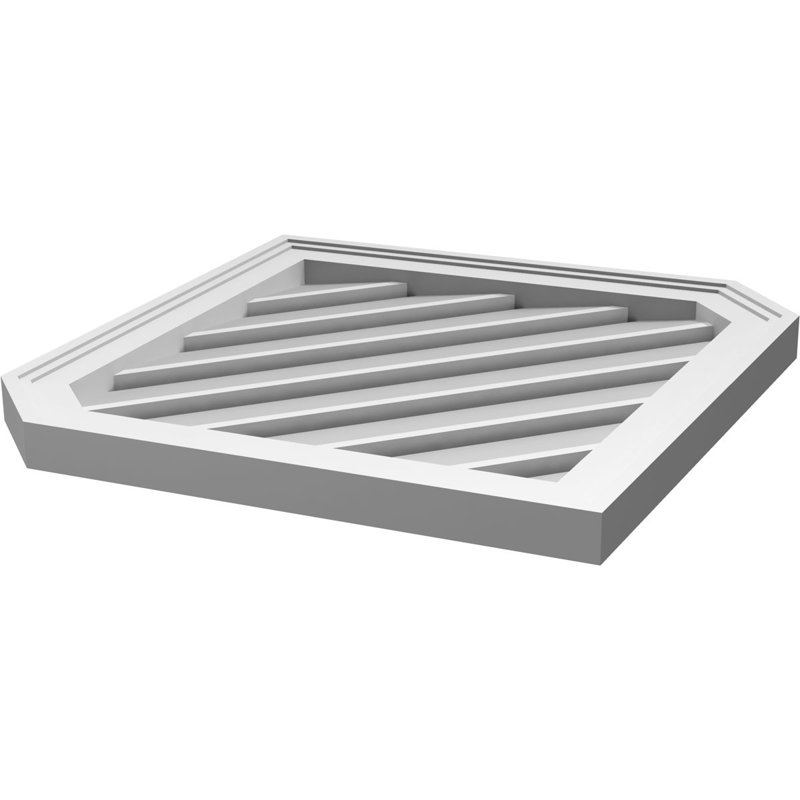 Bouche verticale verticale à hauteur réglable 11/12 po, H 1,5 po x l 26 po x L 28 po