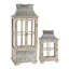 Bougie lanterne en bois décorative, porte-lanterne ouragan