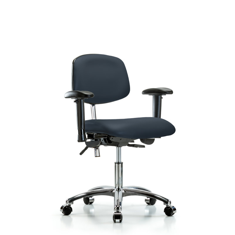 Chaise de travail Blue Ridge, Roulettes, Bleu impérial, Non inclus