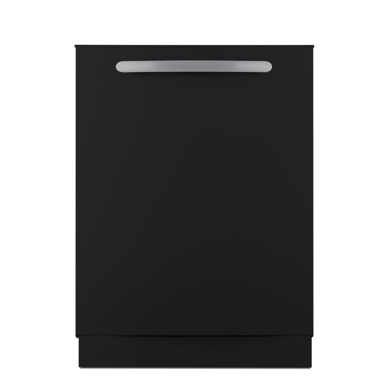 Summit Appliance 23.5 in. Stainless Steel 47 dB Dishwasher, Black