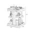 Boîte de rangement rotative pour cosmétiques