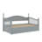 Rosamond Wooden Twin Size Daybed with Twin Size Trundle, Extendable Daybed with Two Drawers-546882335