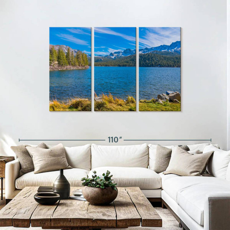 Peaceful Lake George, H 48 po x l 74 po