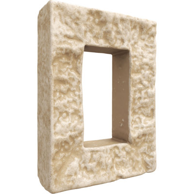 Couvercle électrique universel pour panneaux de parement en faux pierre EverStone, l 5 1/2 po x P 1 7/8 po x H 7 3/8 po, couleur sable du désert