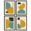 "Décoration murale géométrique abstraite" 4 pièces-101520452-101520456