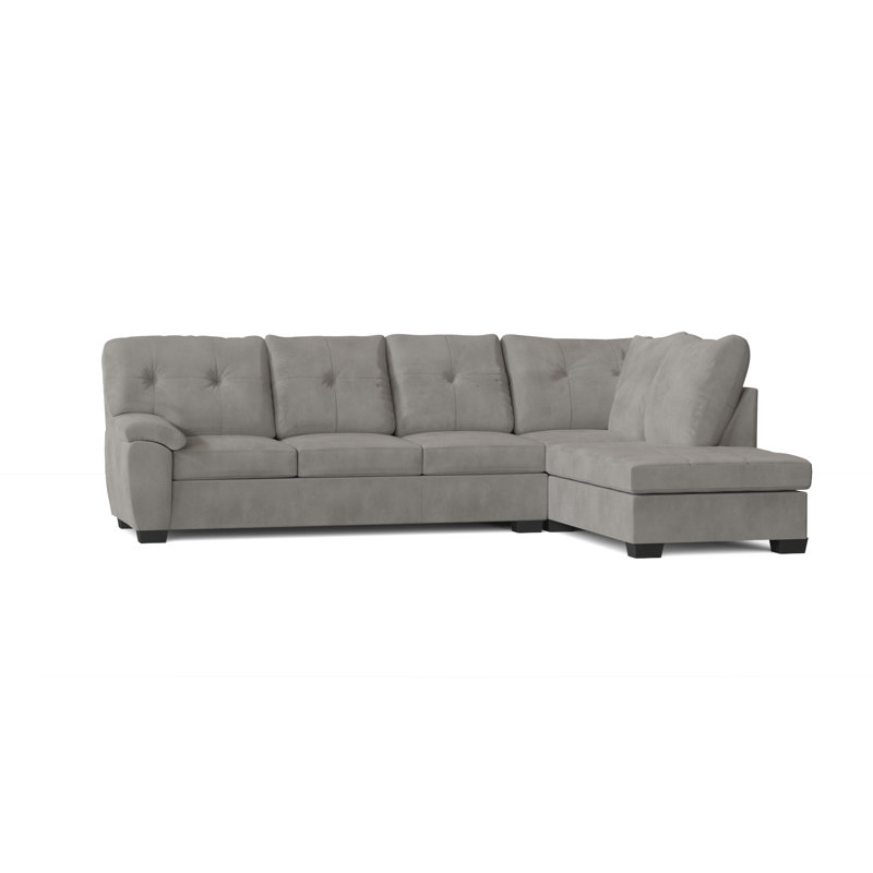 Ardme Upholstered L-Shaped Sectional Right Hand Facing, Bulldozer Lightning