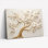 «Gallery Wrap», art mural sur toile pour le salon, la chambre à coucher, le bureau ou le vestibule - décoration murale décorative avec arbre floral