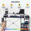 Bureau d'ordinateur en L, bureau d'angle pour la maison et le bureau-364765144