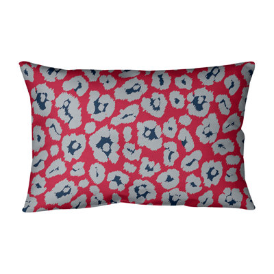 Animal Print Linen Reversible Pillow Cover