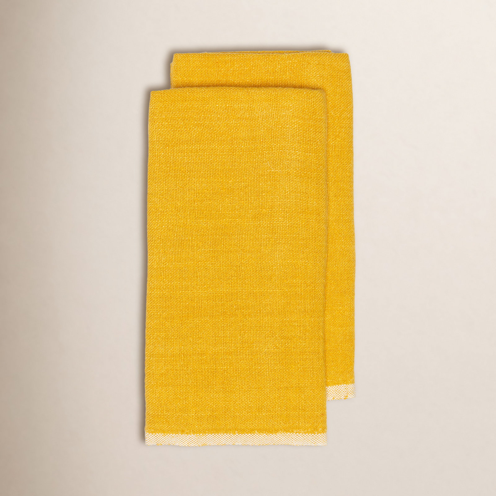 Soren Dish Cloth Kitchen Towel, Mustard