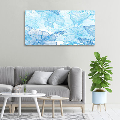 Hawaiian Flowers - Wrapped Canvas Print