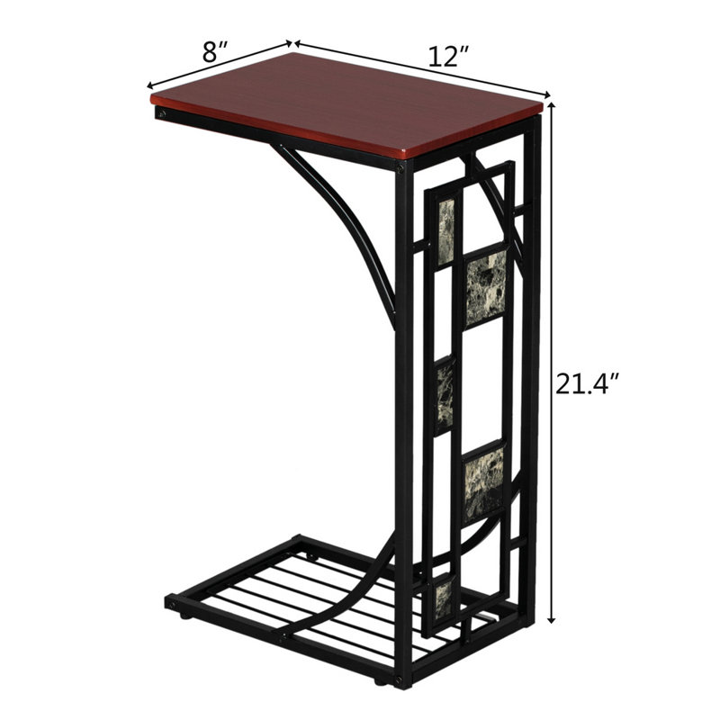 C-Shaped Side Table