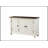 Antique Finish 1pc Server with Rosy Brown Top, Spacious Storage Cabinets, and Adjustable Shelves for Elegant Dining