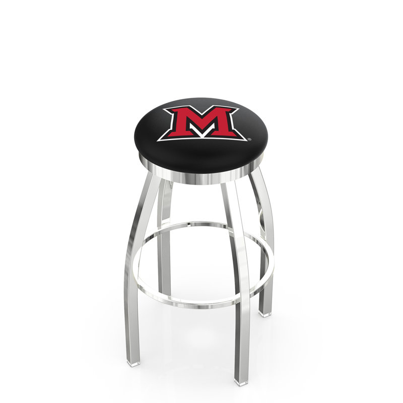 Tabouret tournant 36 "NCAA, Miami (OH), Chrome