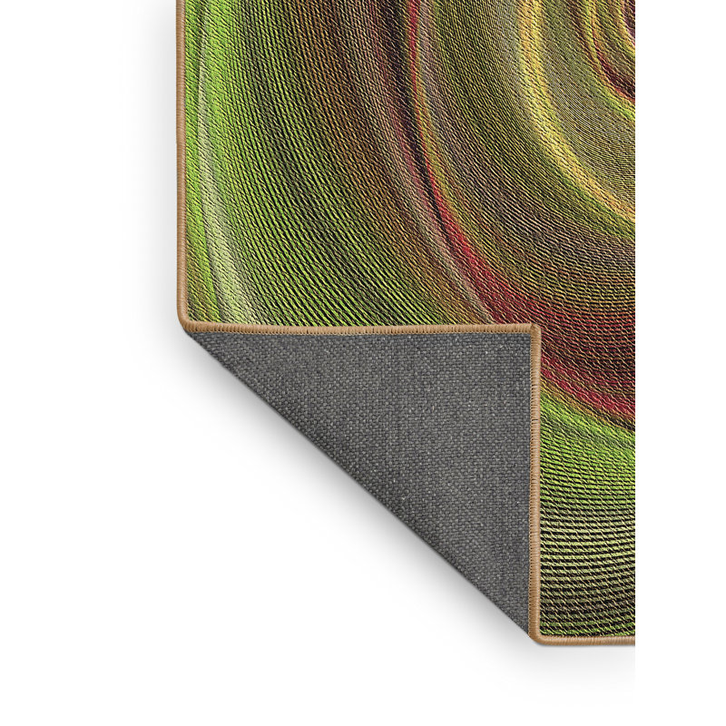 Abstract Indoor Rug, Rectangle 8' x 12'