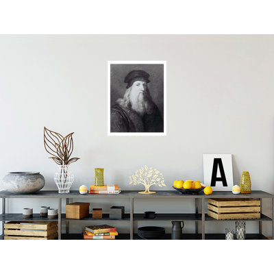 Leonardo da Vinci engraved by Raphael Morghen by Leonardo da Vinci - Giclee Print