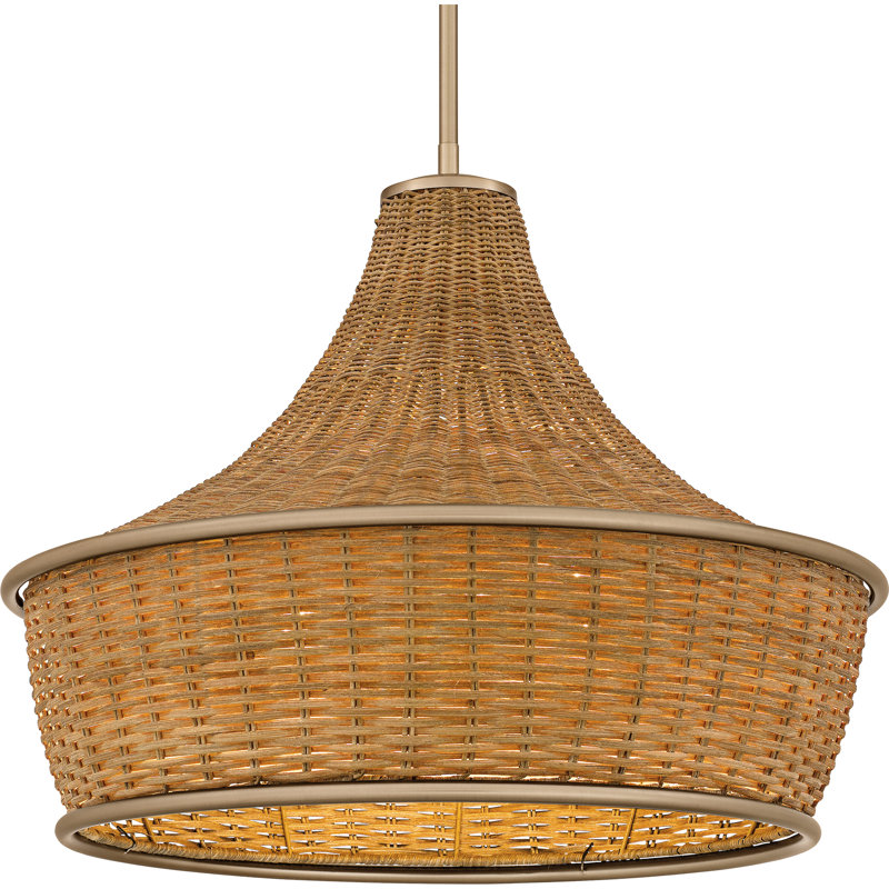 Luminaire suspendu bronze à 3 lumières Solebay