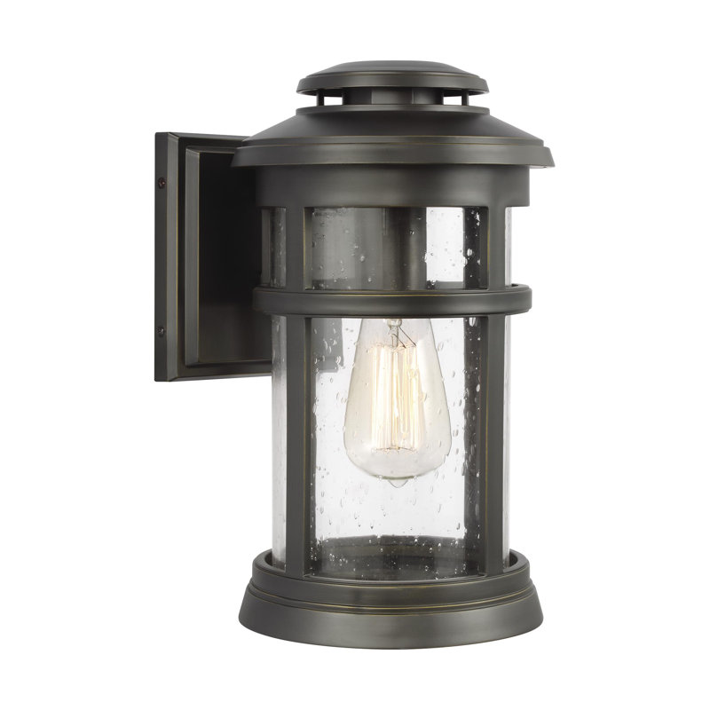 Petite lanterne Mckee de, H 11,5 po x L 12,25 po x P 17 po, Bronze antique