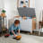 Mid Century KidKraft Customizable Toy Storage Bench With Bin