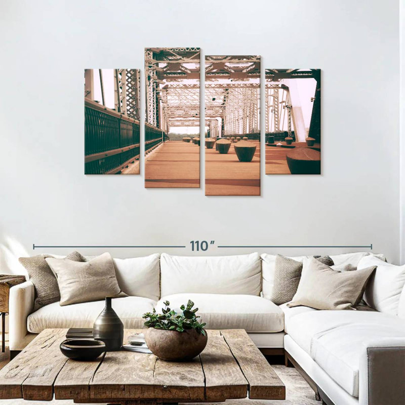 Lilie Nashville Cumberland Bridge, 48" H x 75" W