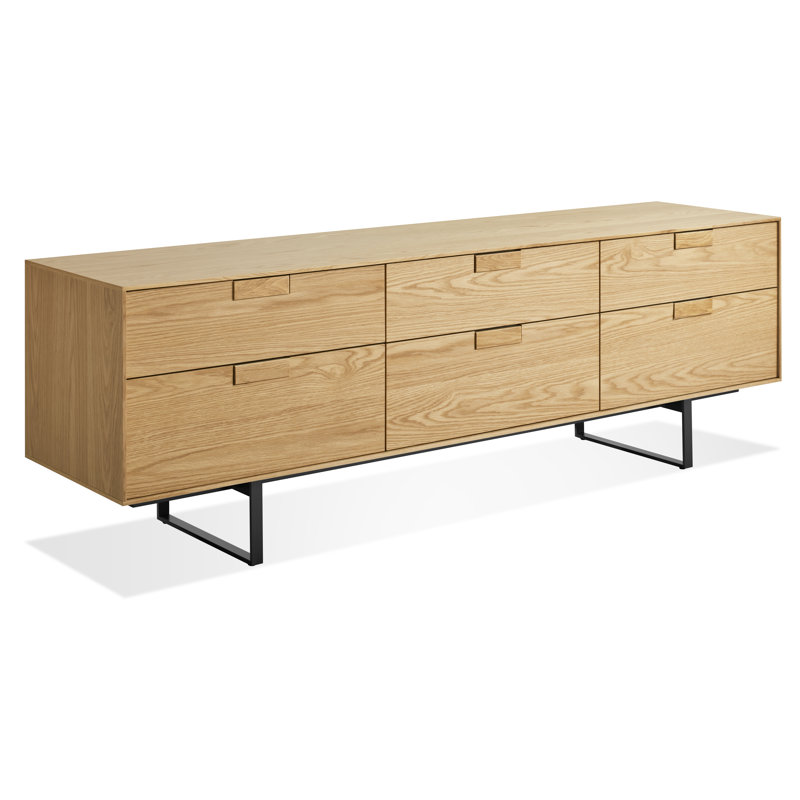 Series 11 Media Console, White Oak/Oblivion