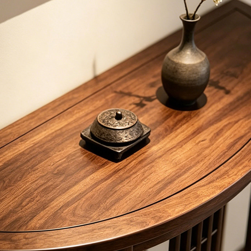 Console rétro de style chinois, H 35,4 po x l 55,1 po x P 13,8 po