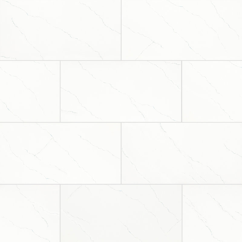 Belvia 24 in. x 48 in. Matte Porcelain Stone Look Floor and Wall Tile, Lune