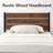 Bed Frame with Wooden Headboard and Footboard, Metal Platform Slats Heavy Duty Support, No Box Spring Needed-748021192