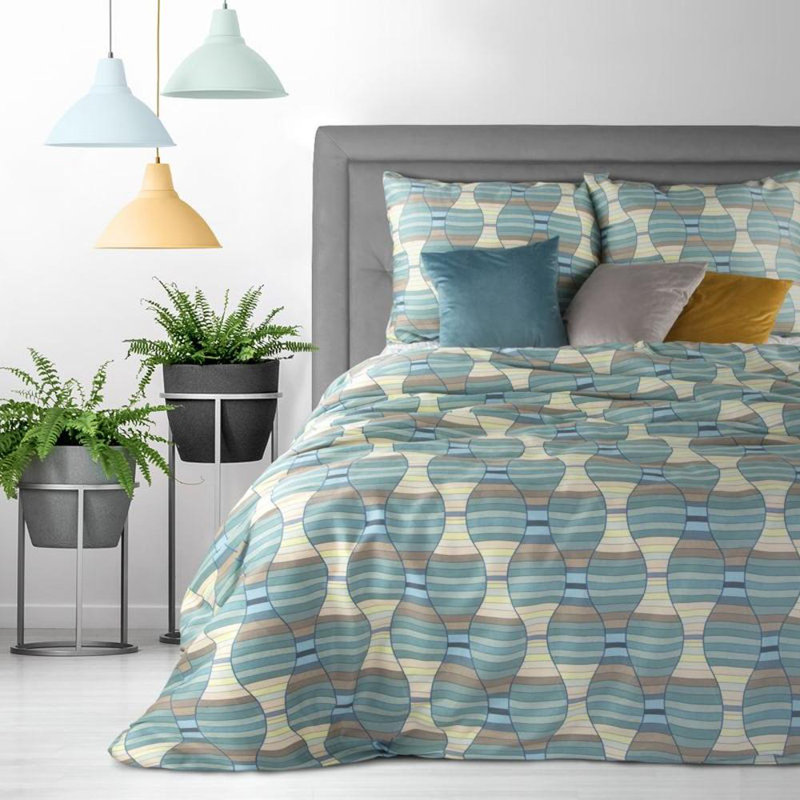 Gaberille Ikat Duvet Cover Set with Pillowcases, 160 x 200cm - 2 Pillowcases (70 x 80 cm)