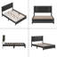Lit plateforme en cuir Bhatt Vegan-1935034482