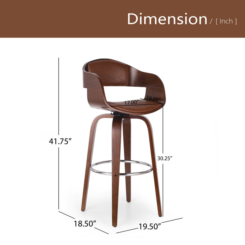 Tabouret de bar, Brun