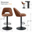 Tabouret de bar pivotant à 360 ° Bridgette-1937680574